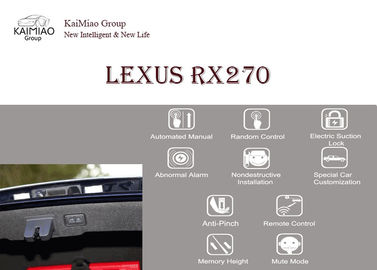 Lexus RX270 all series Car Electric Tailgate Lift with electric tailgate lift assist System