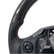 MG Series Double Stitching Car Steering Wheel With Round Top Flat Bottom