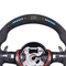 Renault Series Black Grip Color Designer Steering Wheel With Double Stitching