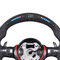 Renault Series Black Grip Color Designer Steering Wheel With Double Stitching