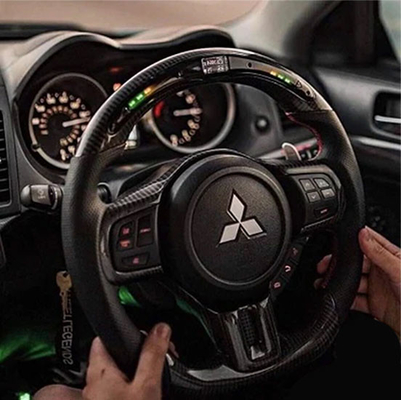 Mistubishi Series Customized Design Steering Wheel With Black Grip