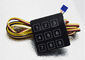 Key Remote Car Alarm With Push Button Start , Ignition Engine Start Stop Button Kit