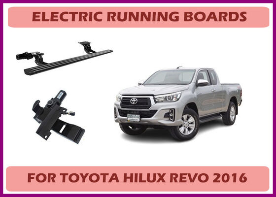 Toyota Hilux Revo Foldable and Retractable Electric Powersteps and Running Boards