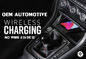 Black Automotive Wireless Charger For Volkswagen Tiguan / Golf 7 / Teramont / T-ROC / Magotan