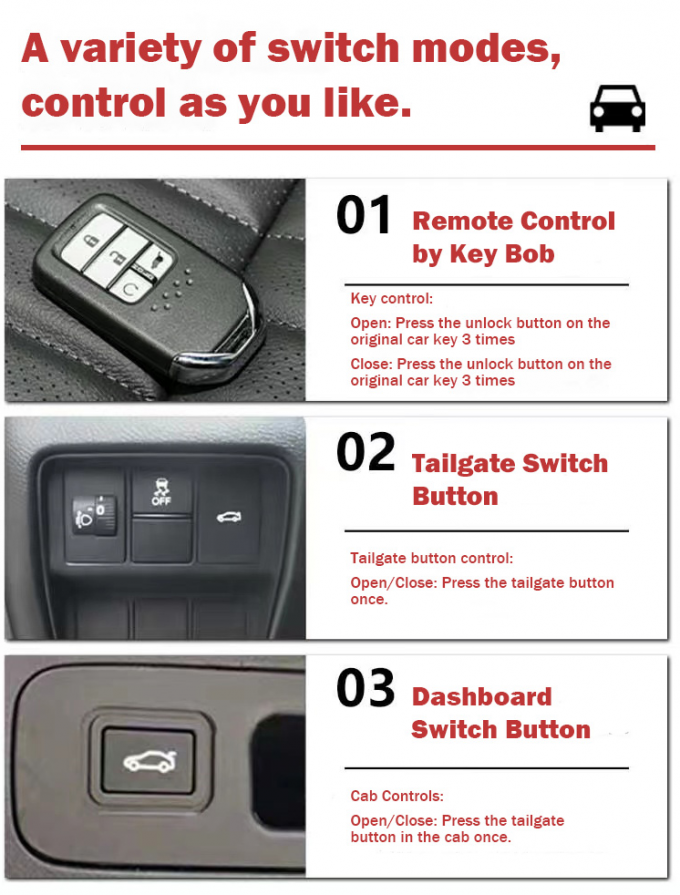BMW X3 Automatic Tailgate Closer from Outside your vehicle